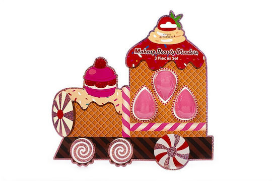 Tri-Coastal Design Σετ με Σφουγγαράκια Μακιγιάζ για Foundation Candy Cane 3τμχ