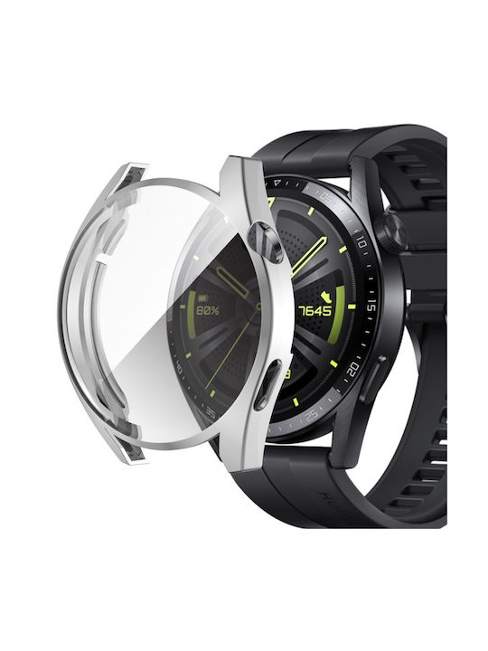 2 1 Tragbare Hülle Schutzabdeckung Für Huawei Watch GT 3 42mm Silber