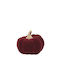 Beauty Home Настолници Гоури Тиква Burgundy от Текстил 7x9см 1бр