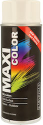 Maxicolor Σπρέι Βαφής Άσπρο Καθαρό RAL 9010 400ml