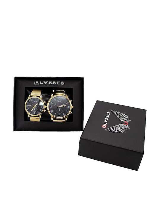 Velve Damen Uhr mit Gold Metallarmband