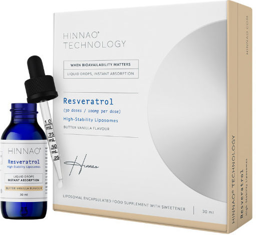 HINNAO Resveratrol 100mg Besonderes Nahrungsergänzungsmittel 30ml