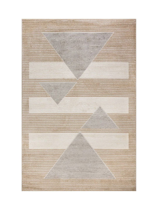 Anatolia Lucca 305 Teppich Rechteckig Synthetisch,Polyester/Cotton/Leather Beige
