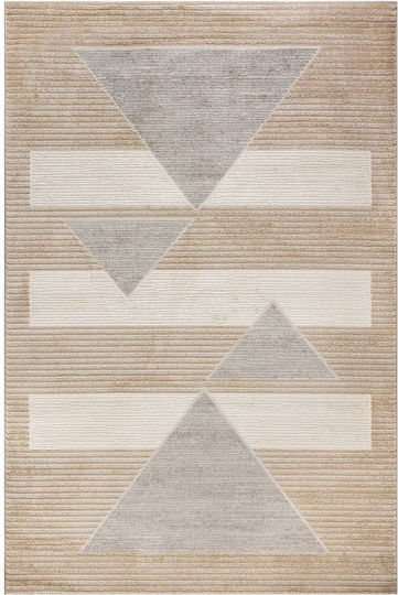 Anatolia Lucca 305 Teppich Rechteckig Synthetisch,Polyester/Cotton/Leather Beige