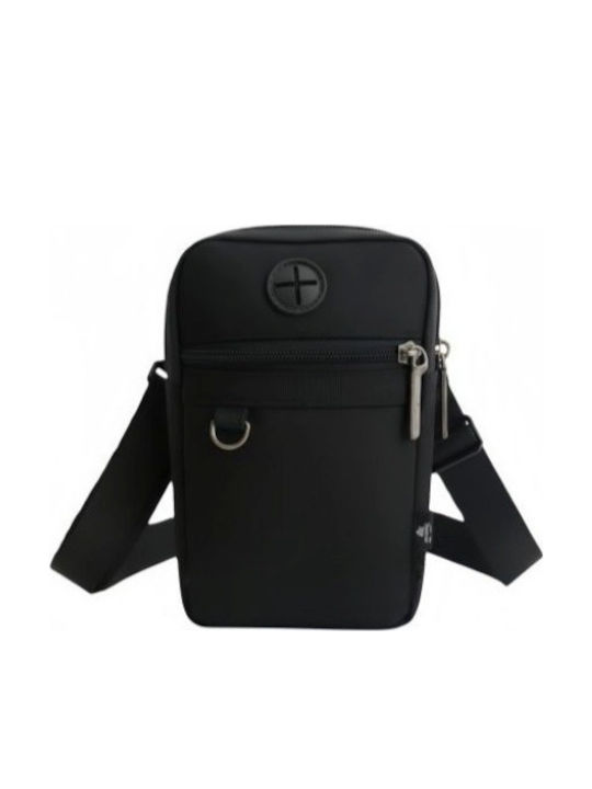 Herrentasche Schulter / Crossbody Schwarz