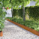 vidaXL Metal Garden Border in Brown Color 1.03m...