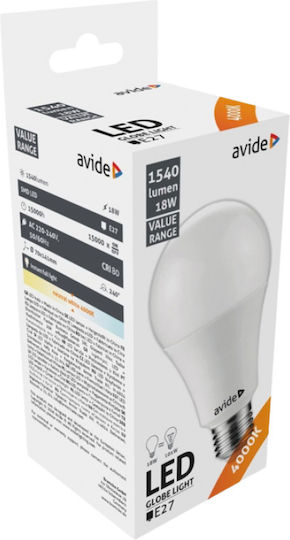 Jager LED крушки 18W за фасунга E27 и форма A70 Неутрално бяло 1540лм 10бр