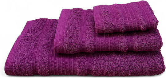 Olia Home Кърпа за ръце 30x50см. Лилаво Тегло 550гр/кв.м