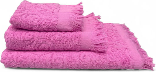 Olia Home Кърпа за ръце 30x50см. Розов Тегло 550гр/кв.м