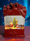 Christmas Decorative Gift Lighted with Gifts 12x19cm