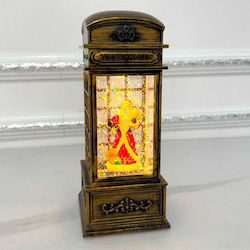 Illuminated Lantern with Santa Claus