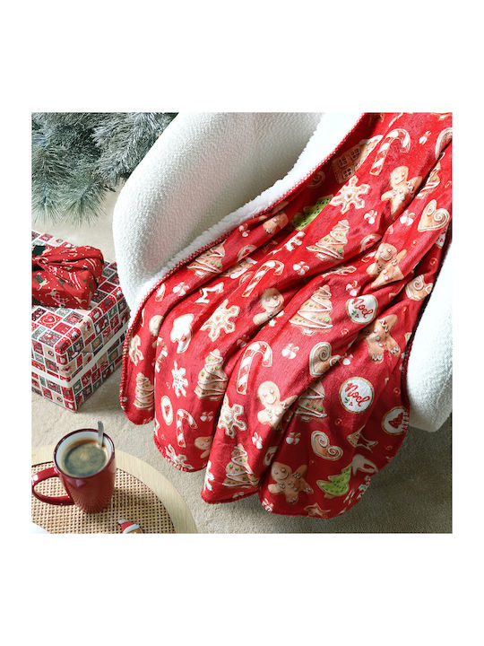 S-f Hohoho Blanket Fleece Couch 130x160cm Multicolored