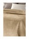 Guy Laroche Logo Decke Samtig Übergröße 220x240cm Almond