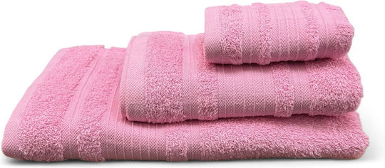 Olia Home Set of Towels 3 pcs Light Pink Weight 550gsm
