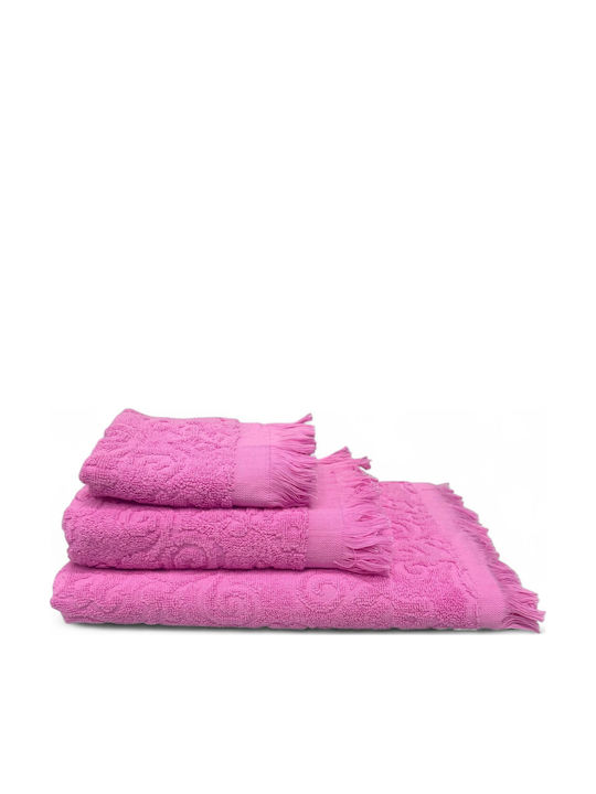 Olia Home Πετσέτα Σώματος 70x140εκ. Pink Βάρους 500gr/m²
