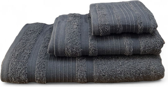 Olia Home Хавлиена кърпа за тяло 70x140см. Gray Тегло 550гр/кв.м