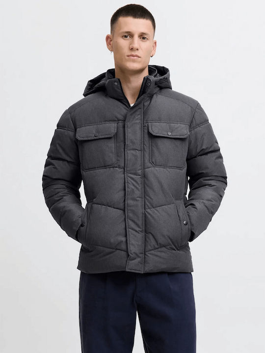 Jack & Jones Jacke Puffer Grey Anthracite