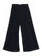 Women's Fabric Trousers Dark Blue
