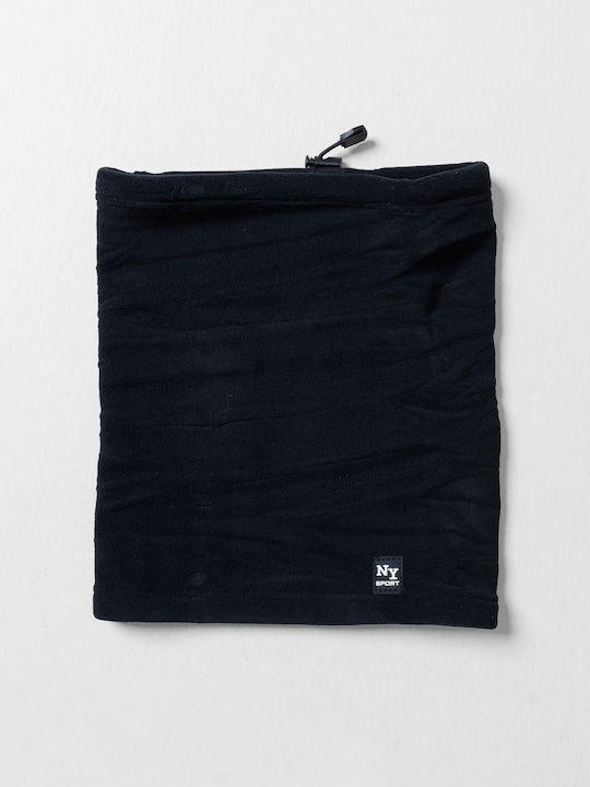 Fular din lână pentru femei Fleece Gât Negru