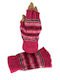 Rosa Gestrickt Handschuhe