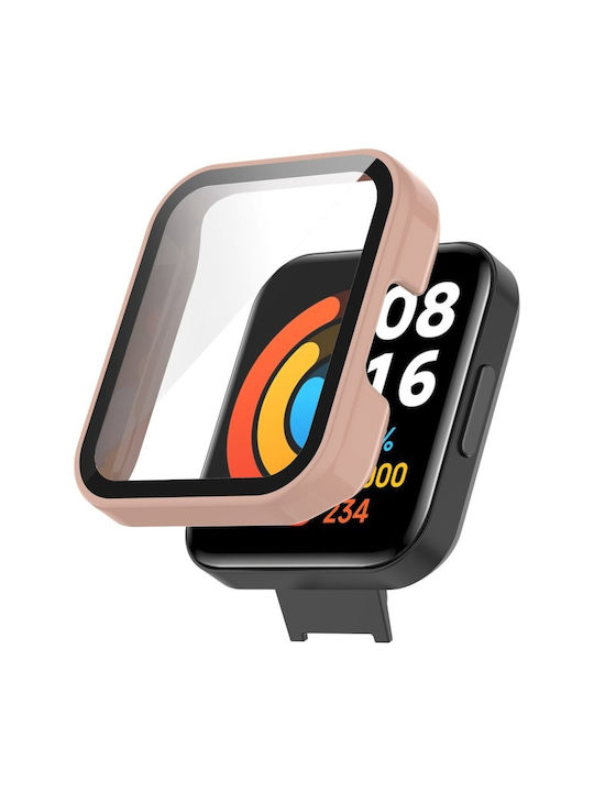 Tragbare Hüllen + Glas 2 1 Xiaomi Redmi Watch 2 Lite Rosa Tragbare Hüllen + Glas 2 1 Xiaomi Redmi Watch 2 Lite Rosa