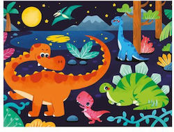 Puzzle pentru copii Glow In Dark Night Missing Roar pentru vârsta de 3+ ani