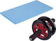 Umbro Dual-wheel Ab Roller Mat Red 8711252268590_red