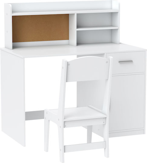 Kinder Schreibtisch Weiß 90,2x48,1x90,8cm