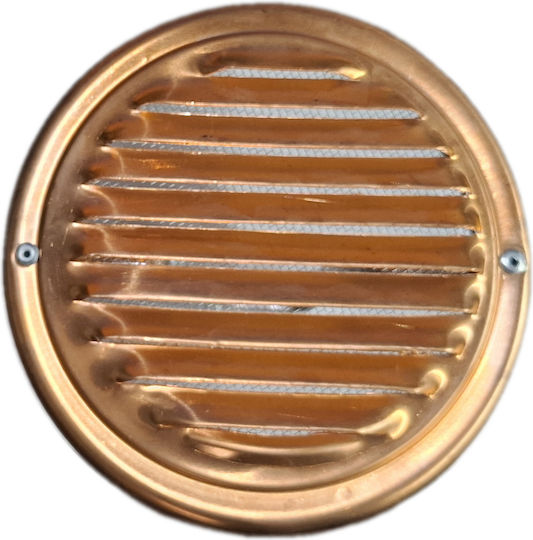 Aluminum Vent Louver Round Sieve Sheet Φ100-120 Copper 25710 25710