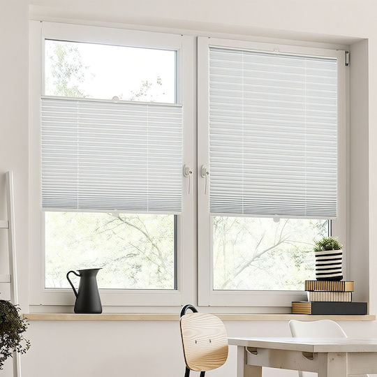 Stori Fenster 100x150 Grace Plissee Weiß 526101 100pxx150h