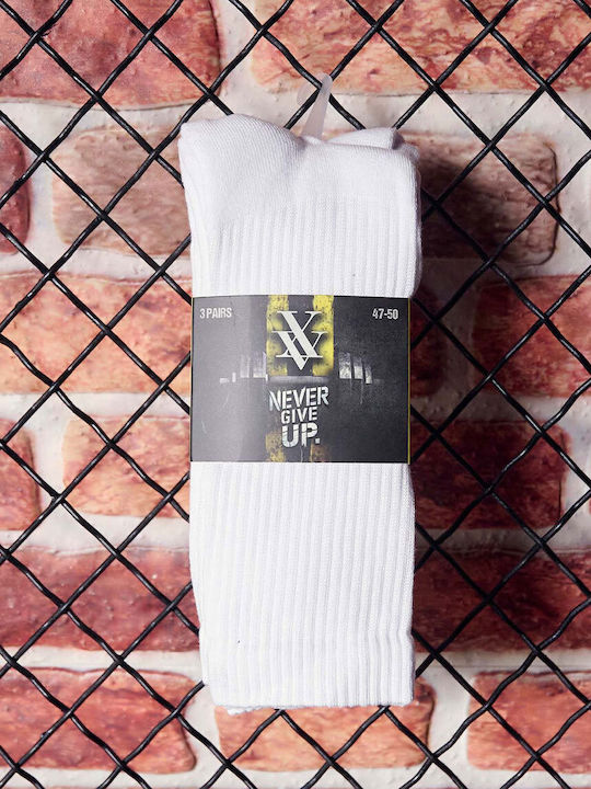 Vtex Socks Κάλτσες για Τέννις Λευκές Vtex Socks Κάλτσες για Τέννις Λευκές