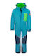 Trollkids 639-104 Kids Full Body Suit for Ski & Snowboard Blue