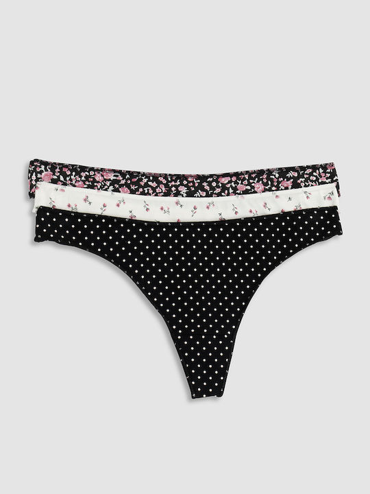 Cotonella Γυναικεία String 3Pack