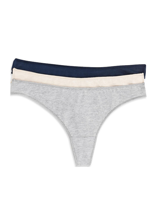 Cotonella Γυναικεία String 3Pack