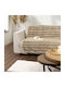 Nima Lunetta Ριχτάρι Πολυθρόνας Γούνινο 180x180εκ. Beige 35444