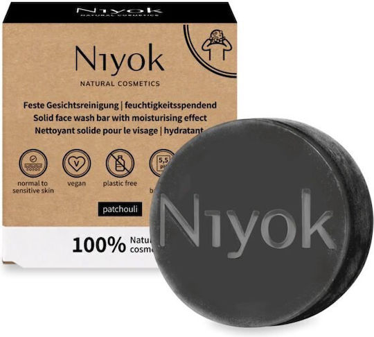Niyok Patchouli Seife Bar Reinigung Gesicht 80gr