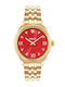 Versace Hellenyium Lady Damen Uhr mit Gold Metallarmband