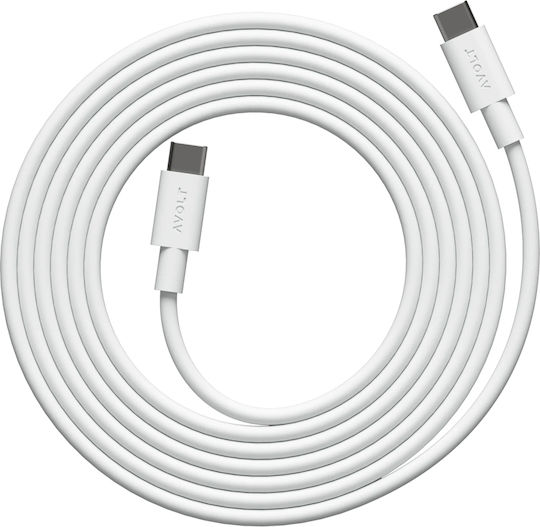 Data Fast Charging Cable Usb-c/usb-c Avolt X Martinelli Luce 2 Meters White