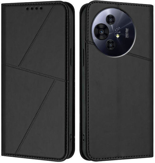 Finisaj magnetic puternic Back Cover Piele Negru (TCL 50 NXTPAPER 5G / TCL 50 Pro NXTPAPER 5G)