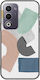 Pastel Paint Blocks Oppo A5 4G/5G Black TPU Black Silicone
