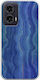 Agate Stone Blue Motorola Moto G35 5g Flexible Tpu Διάφανη Σιλικόνη