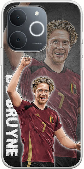 Euro 2024 Kevin De Bruyne Realme Note 70t Flexible TPU Transparent Silicone