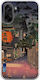 Ukiyo-e Tokyo Rain Street OnePlus Nord CE5 5G Гъвкав TPU Прозрачен Силикон