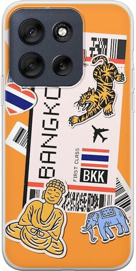 Ticket To Bangkok Motorola Moto G56 5G Flexible TPU Transparent Silicone Mobile Phone Case