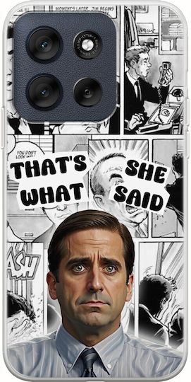 Tv Quotes Michael Scott Motorola Moto G56 5G Flexible TPU Transparent Silicone