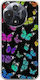 Colorful Butterflies Tcl 60r 5g Flexible TPU Transparent Silicone