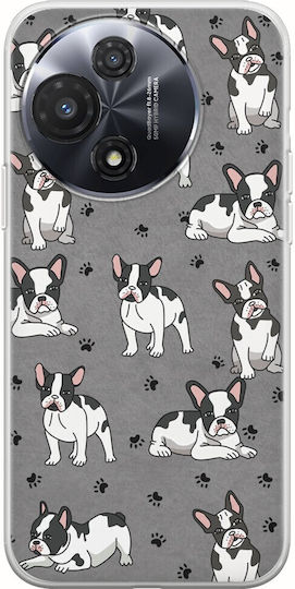 French Bulldog Tcl 60r 5g Husa Flexibilă TPU Silicon Transparent
