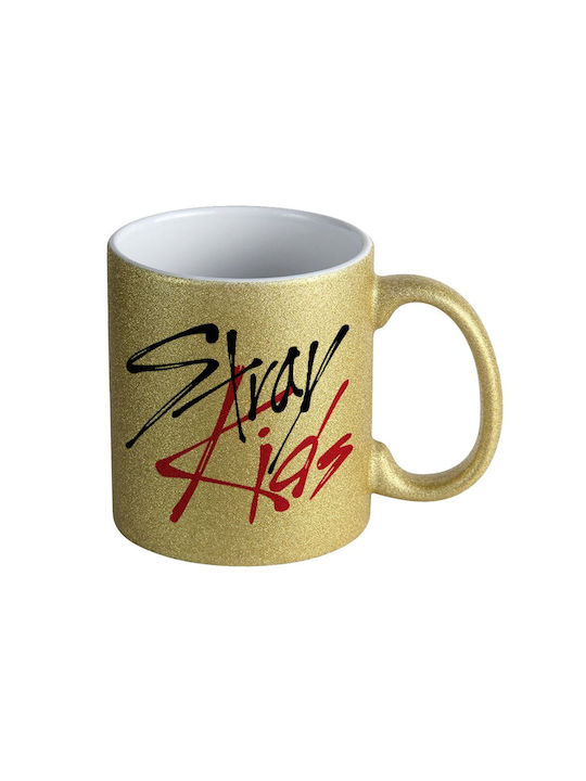 Koupakoupa Stray Kids Mug Ceramic Gold 330ml