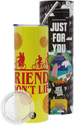 Friends Don't Lie Stranger Things Metal Thermos...