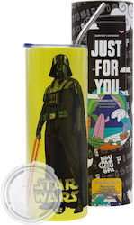 Darth Vader Neon Yellow Travel Tumbler Thermos ...